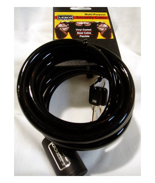 Lexco 6' Cable Key/Combo Lock - Image 1