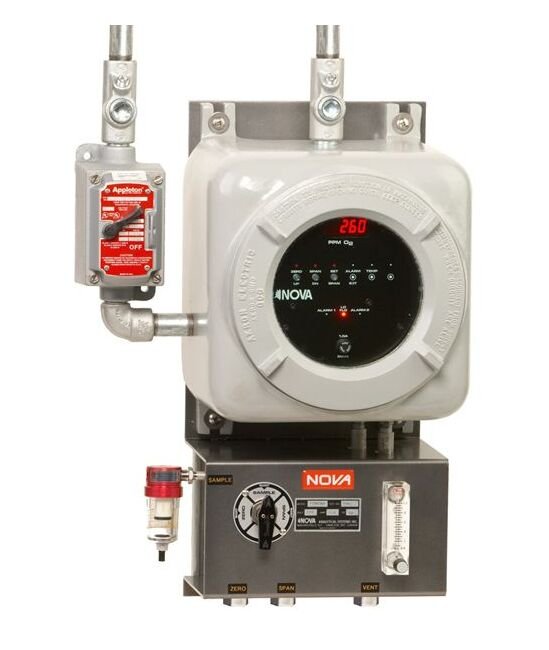 Model 415N7MC Trace Oxygen Analyzer, Wall Mounted NEMA7 UL/CSA Explosion-proof, Class 1 Div 1 Group BCD - Image 1