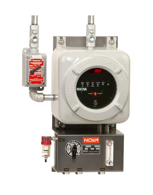 Model 425N7MC Binary Gas by Thermal Conductivity Analyzer, Wall Mounted NEMA7 UL/CSA Explosion-proof with Non-intrusive Magnetic Calibration, Class 1 Div 1 Group BCD - Image 1