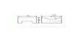 3-3/4 Inch (in) Width and 3-3/4 Inch (in) Length Cable Rack Insulator - Image 2