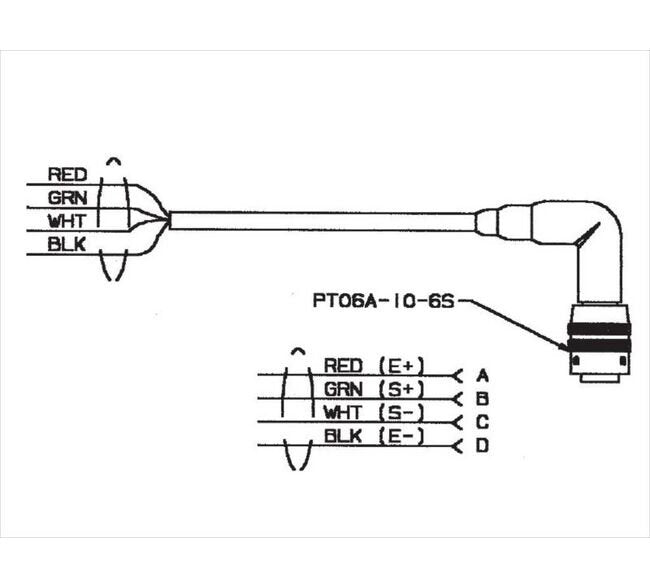 Strainsert Standard Cable Assemblies - 4 Wire 90° Angle - Image 2