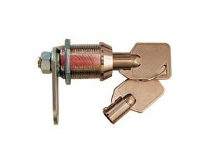 7/8" Tubular Key Cam Lock with Chrome Finish - Image 1