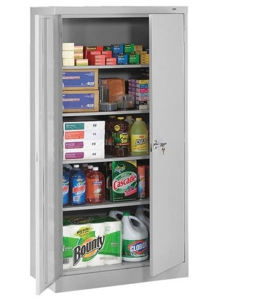 Tennsco 36"x72"x24" Welded Light Gray Standard Storage Cabinet - Image 1