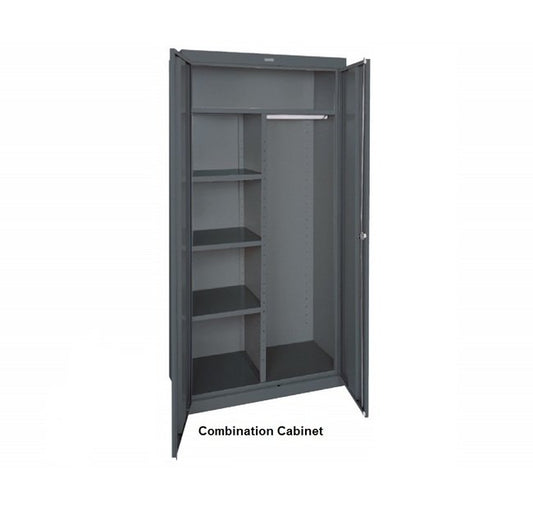 Source Equipment Company Black Combination Cabinet - Image 1