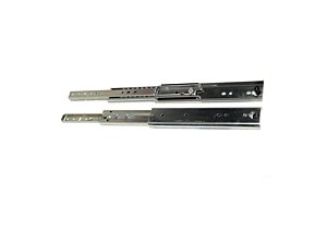 Heavy Duty Full Extension Slide 250 & 500 lbs - Zinc Finish, 18-Inch - Image 1