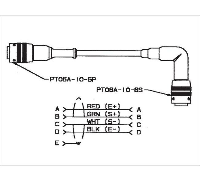 Strainsert Standard Cable Assemblies - 4 Wire 90° 20 AWG - Image 2