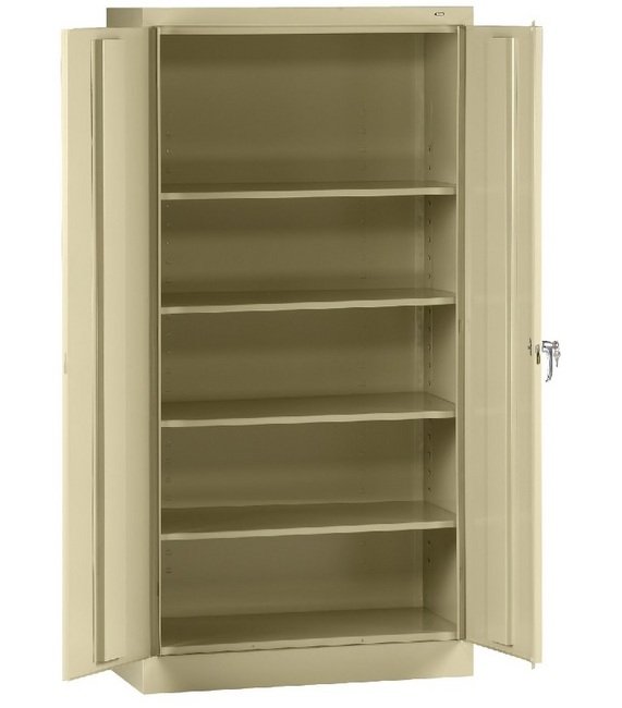 Tennsco 36x72x18 Standard Storage Cabinet - Sand - Image 1
