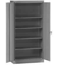 Tennsco 36" x 72" x 18" Standard Storage Cabinet - Medium Gray