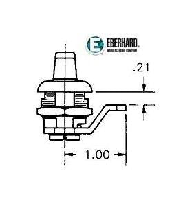 Offset Cam Lock - Thumb Lock Quarter-Turn - Cabinet Hardware - Image 2