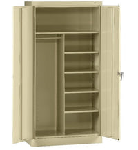 Tennsco 36"x72"x18" Combination Standard Cabinet - Champagne/Putty