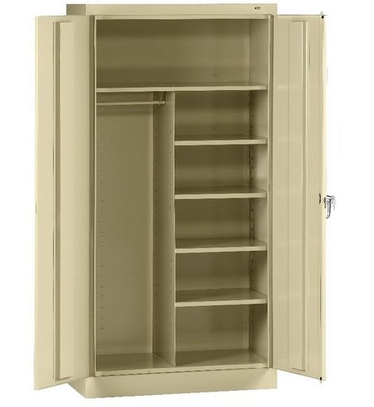 Tennsco 36"x72"x18" Combination Standard Cabinet - Champagne/Putty - Image 1