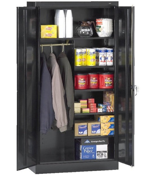 Tennsco 36x72x18 Unassembled Standard Cabinet - Black - Image 1