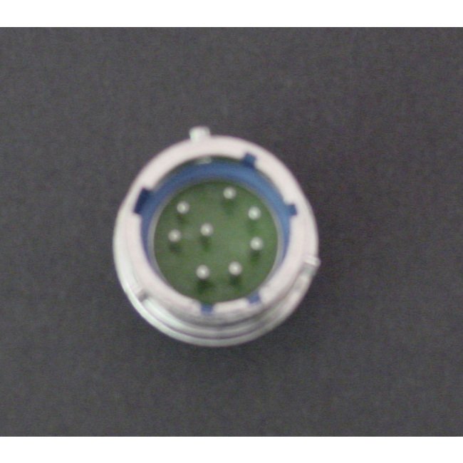 Durable Solder Mount Transducer Receptacle, Male - 8 Pins - Image 2