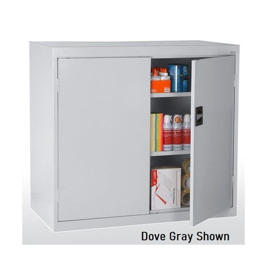 36"W x 18"D Black Counter Height Industrial Storage Cabinet - Image 1