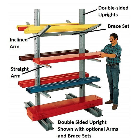 Industrial 1000 Series 7ft Medium-Duty Cantilever Rack - Image 1