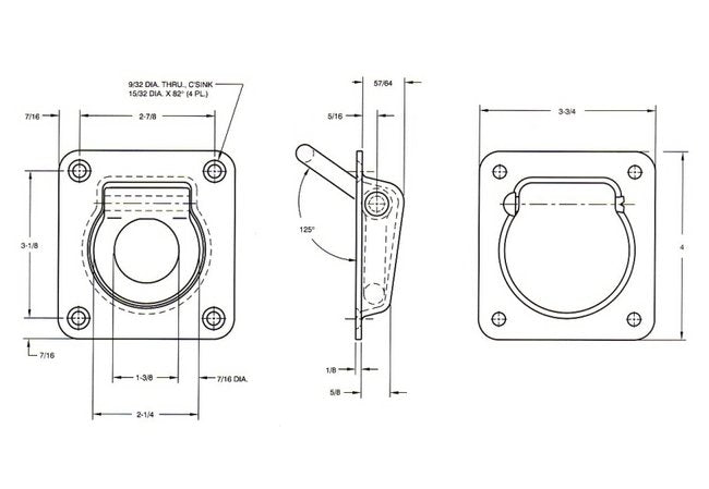 Zinc-Coated Rope Ring for Secure Cargo Restraint - Image 2