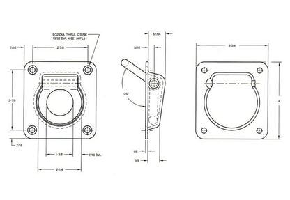 Zinc-Coated Rope Ring for Secure Cargo Restraint - Image 2
