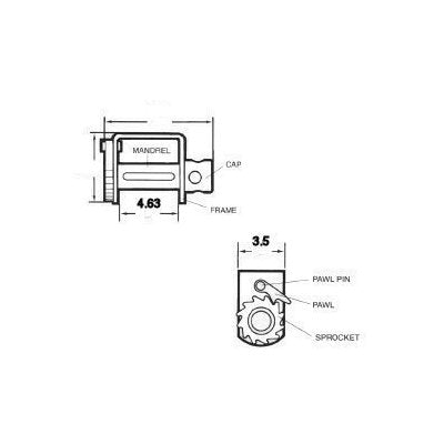 Double Cap Standard Winch - Image 2