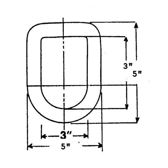 1-Inch Drop Forged Lashing Ring with Mounting Bracket - Image 2