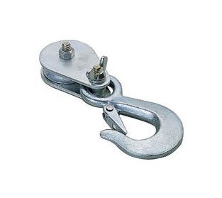 Heavy-Duty Pulley Block & Hook Set for Electric Winches - Image 1