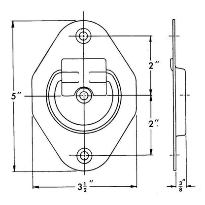 Zinc Coated Rope Fitting for Cargo Restraint - Image 2
