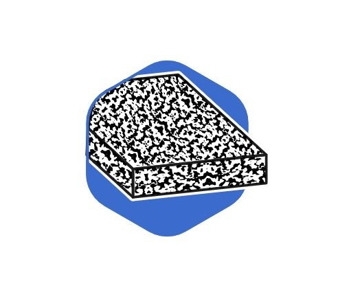 10mm Carbon Vitreous Foam - Image 1