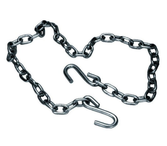 Heavy-Duty Trailer Safety Chains with 3/16" S Hook - Image 1