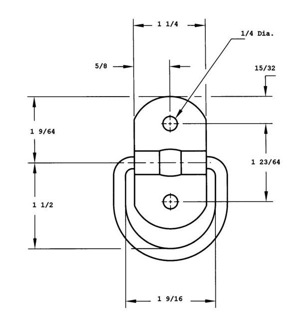 Heavy-Duty Tie Down Ring for Cargo Restraint - Image 2