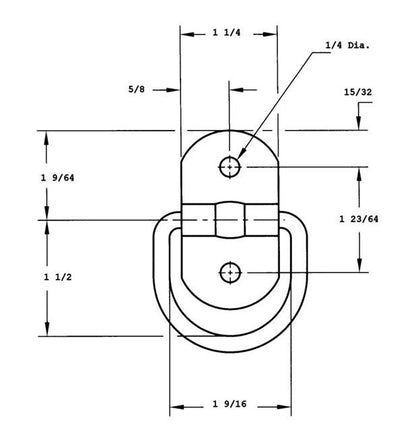 Heavy-Duty Tie Down Ring for Cargo Restraint - Image 2