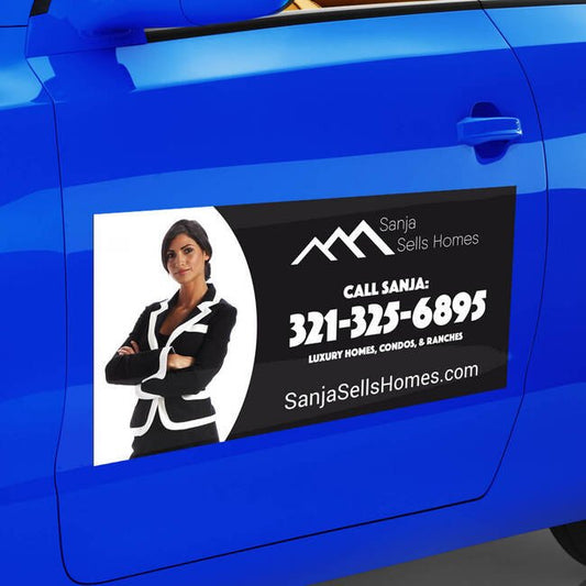 Megastore 10x20 Small Car Door Magnet Pair - Image 1
