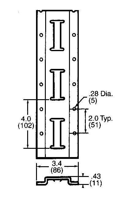 E Track Vertical Cargo Restraint System - Image 2