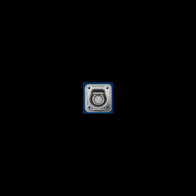 Heavy-Duty Zinc-Coated Recessed Ring - Image 1