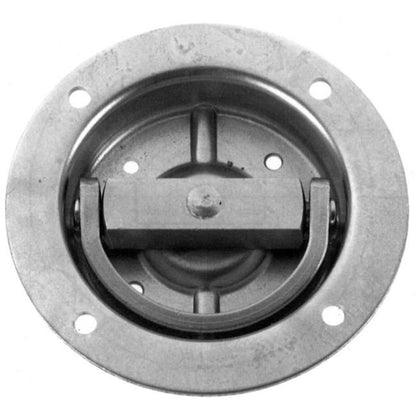 Heavy Duty Zinc Plated Tie Down with Drain Holes - Image 1