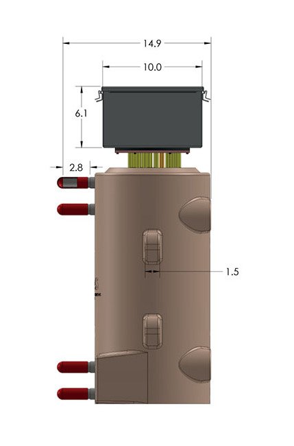 CAS CAST-X 4000 Circulation Heater - Image 2