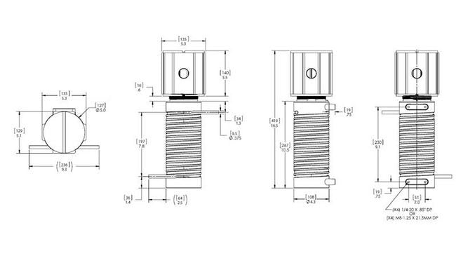 CAS PUR-X 1000 Circulation Heater Tube - Image 2