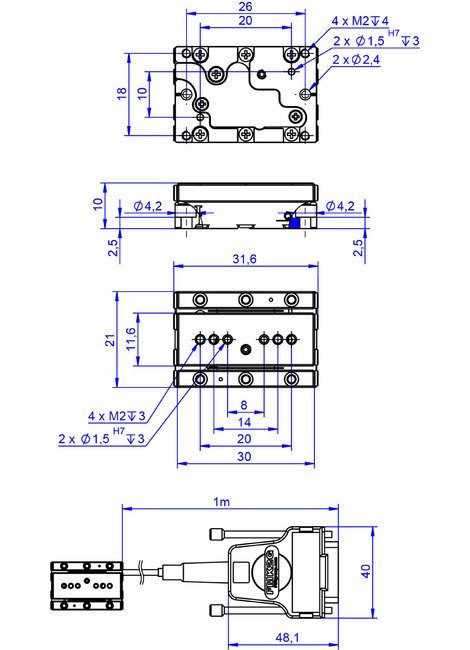 Q-Motion Miniature Linear Translation Stages - Q-521 - Image 2