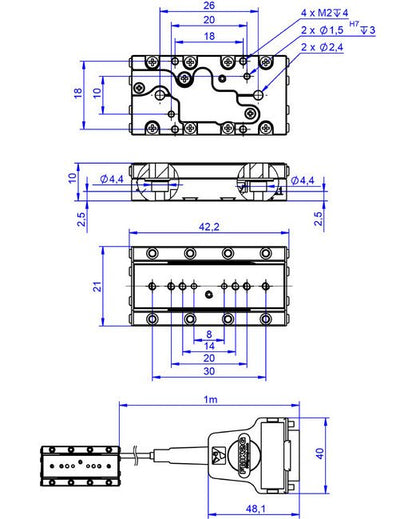 Q-521 Miniature Linear Translation Stages - Image 3
