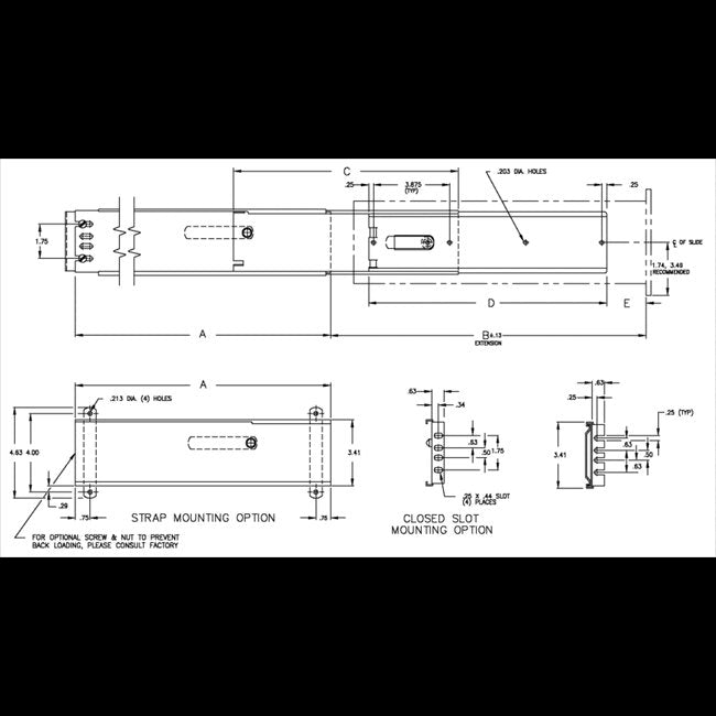 C-230-S Non Pivoting Slide - Image 2