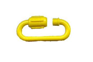 Yellow Plastic Chain Repair Link - 2 to 5/16 Inch Size - Image 1