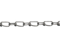 Suncor® Stainless Steel S7 Double Loop Chain, 0.65-Inch Height