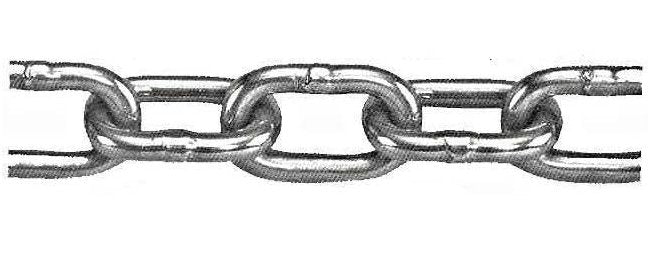 1/4 Inch Type 304 Stainless Steel Chain - Image 1