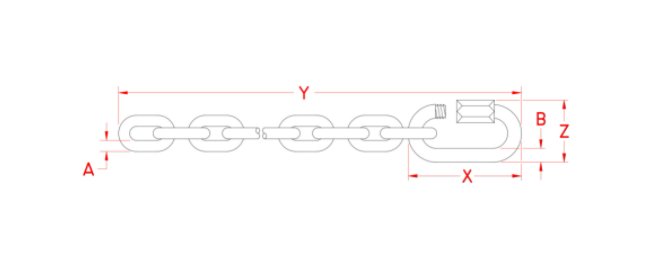Suncor Stainless Steel Trailer Safety Chain Pack - Image 2