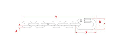 Suncor Stainless Steel Trailer Safety Chain Pack - Image 2