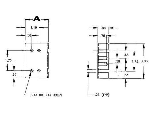 B-131 Bracket for all CT Slides - Image 1