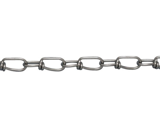 SuncorÃ‚Â® Stainless Steel S7 Double Loop Chain - 0.41 in Height - Image 1