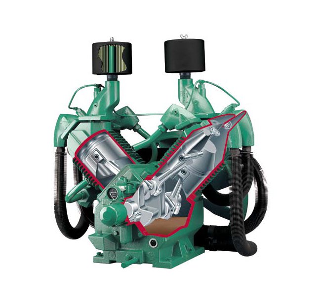 Champion R and PL Series 87-1/2" Oil-Lubricated Air Compressor - Image 1