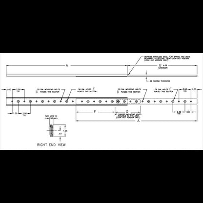 LBS-11 (3/4) Extension Ball Bearing Slide - Image 2