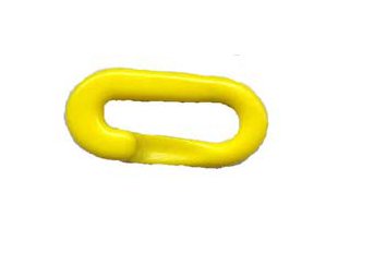 2 Inch Yellow Quick Link Chain - Lexco Cable Manufacturing - Image 1