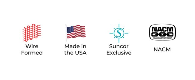 SuncorÃ‚Â® 304L Stainless Steel NACM Industrial Chain - 5/16in - Image 3