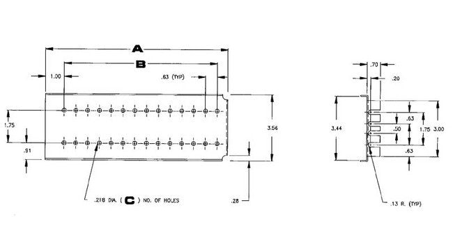 B-307 Wrap-Around Bracket for open Slot C-230 Slides - Image 2